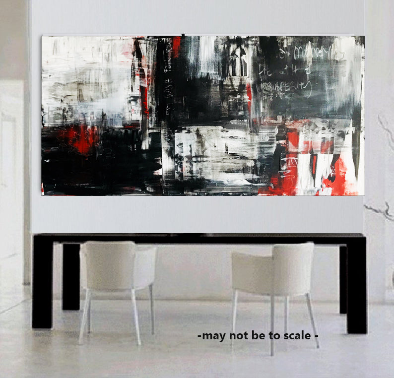 VIEW FROM THE PLANE XII (24" x 48" x 1") -SOLD
