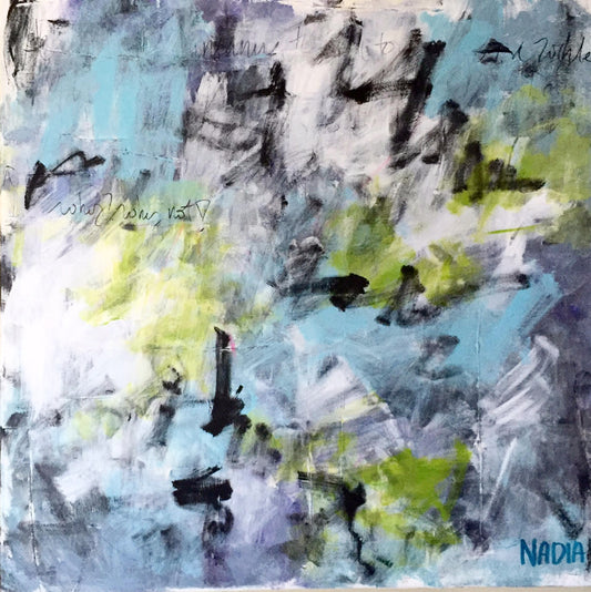 WHY? WHY NOT! (36" x 36" x 2") SOLD