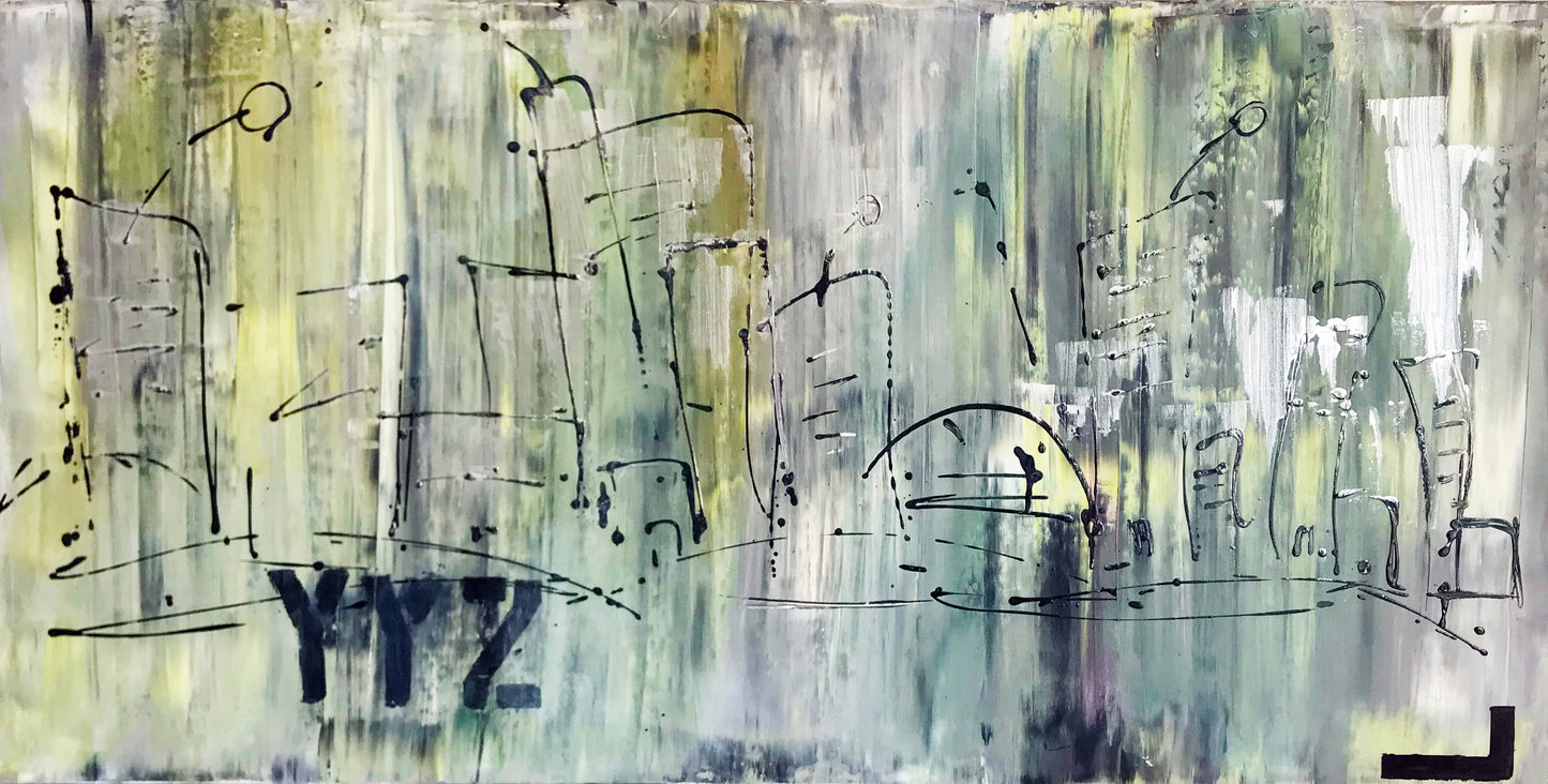 YYZ (24" x 48" x 1") -SOLD