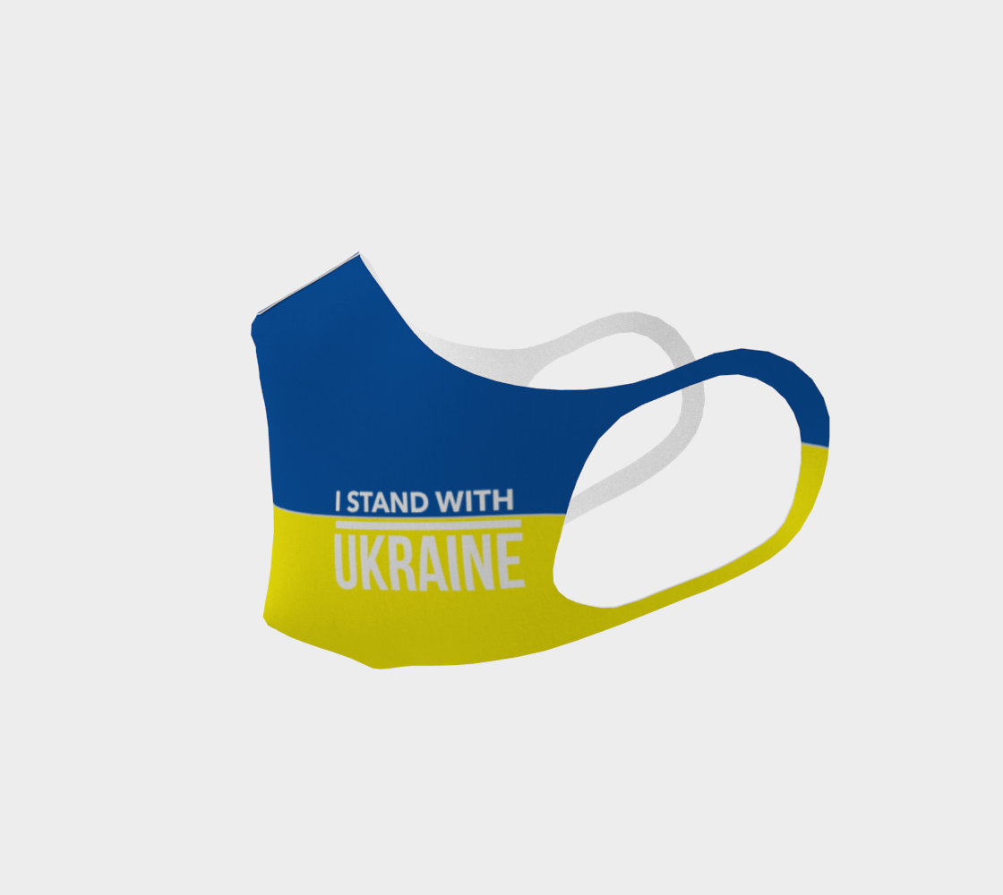 I stand with Ukraine Face Mask