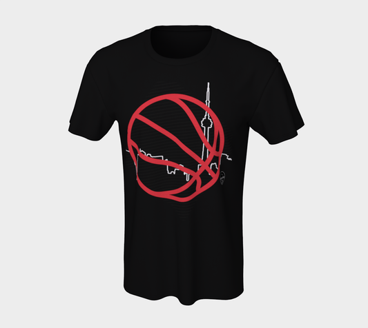 Toronto Large Basketbal Unisex T-shirt