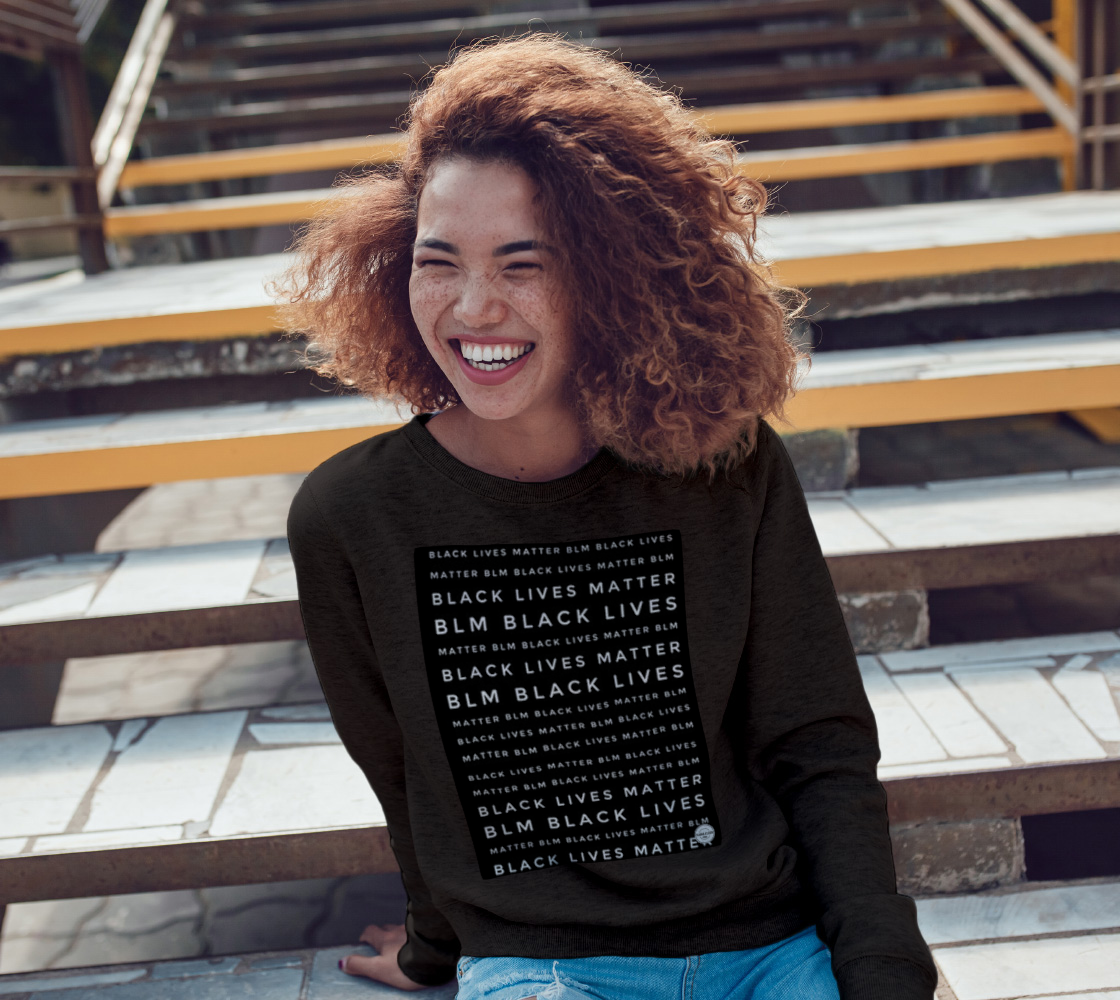 Black lives top matter sweatshirt