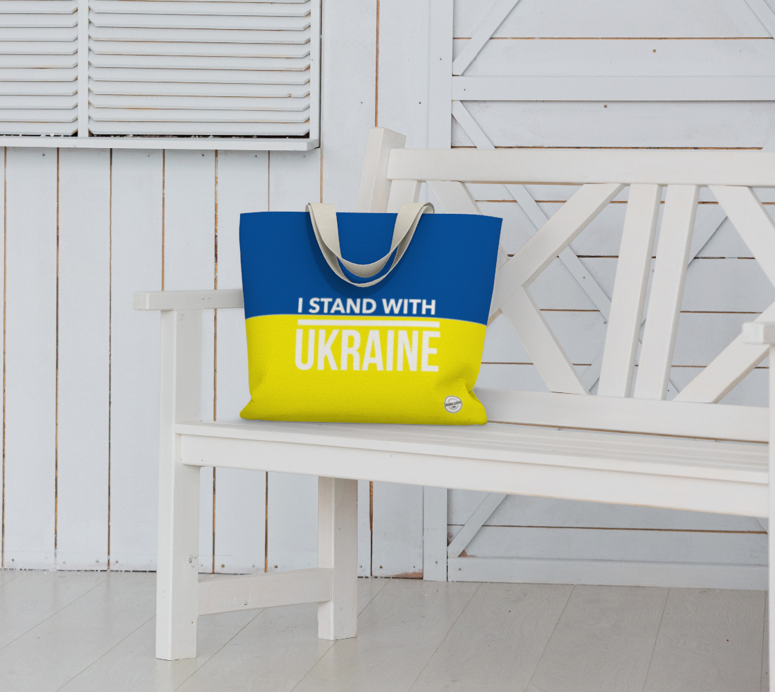 I stand with Ukraine Unisex Tote