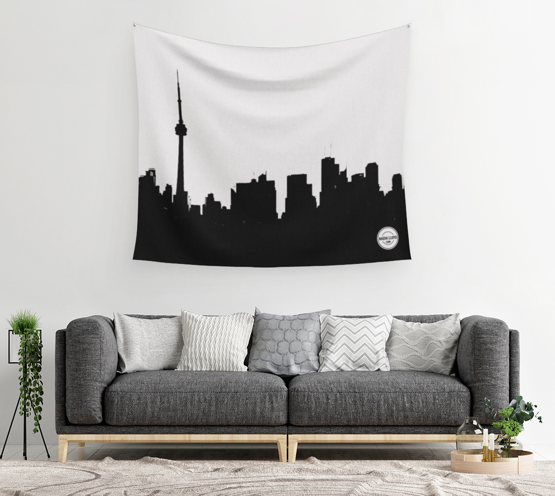 Toronto Skyline Tapestry