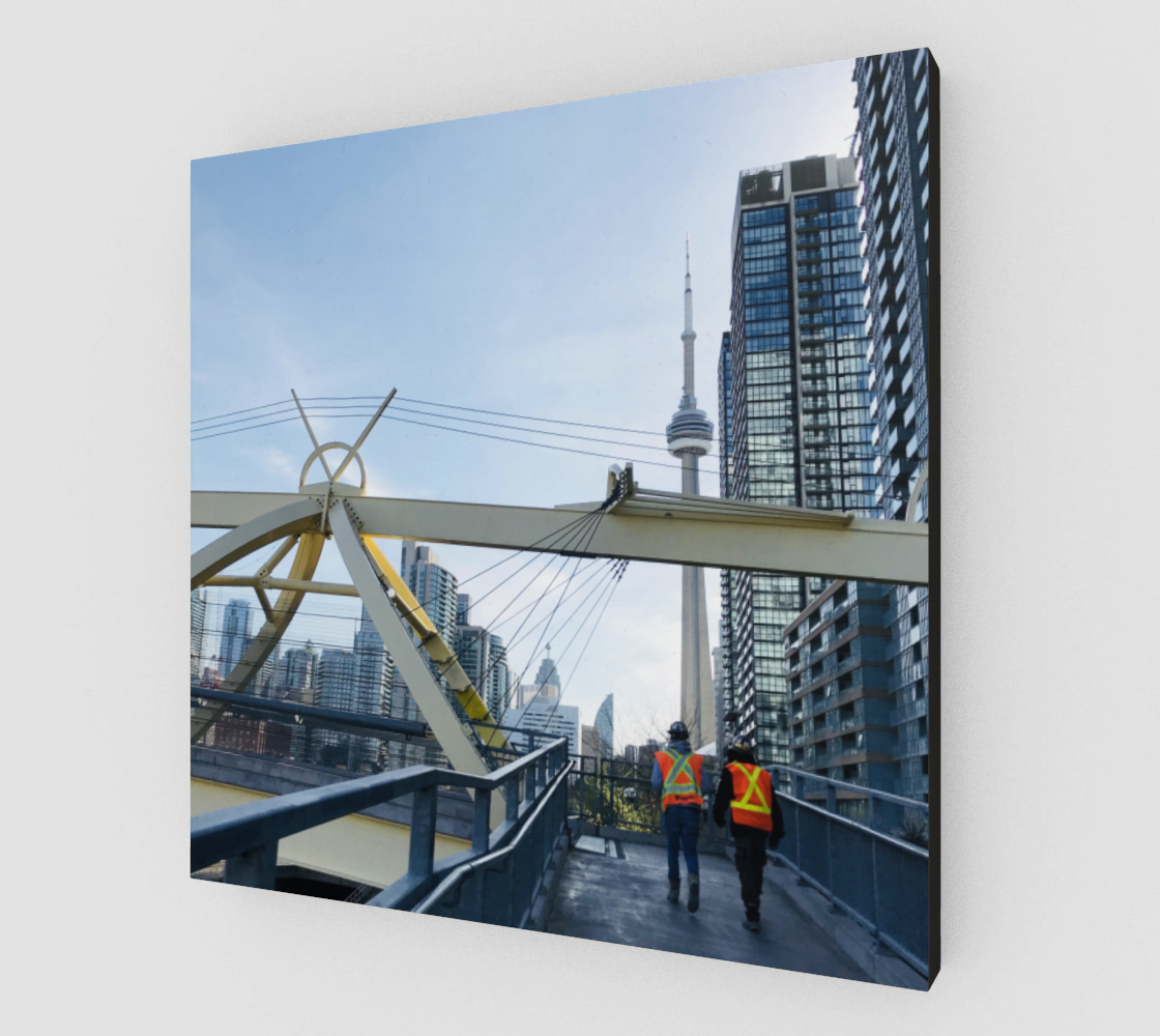 City Place at Work Canvas Print