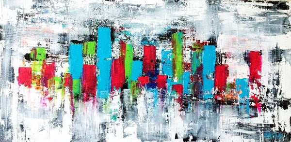ELECTRIC CITY (24" x 48" x 1") - SOLD