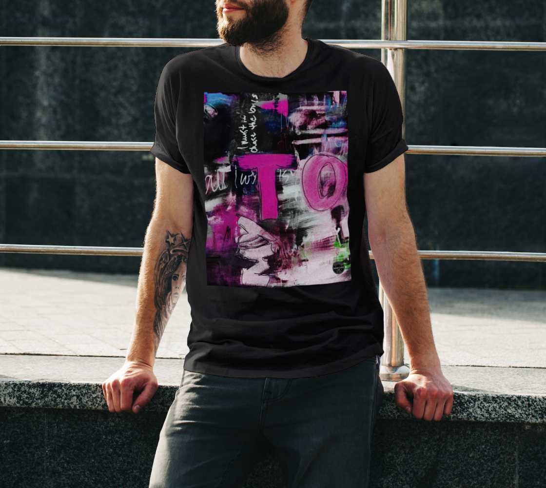 Toronto Graffiti Unisex T-shirt Pink