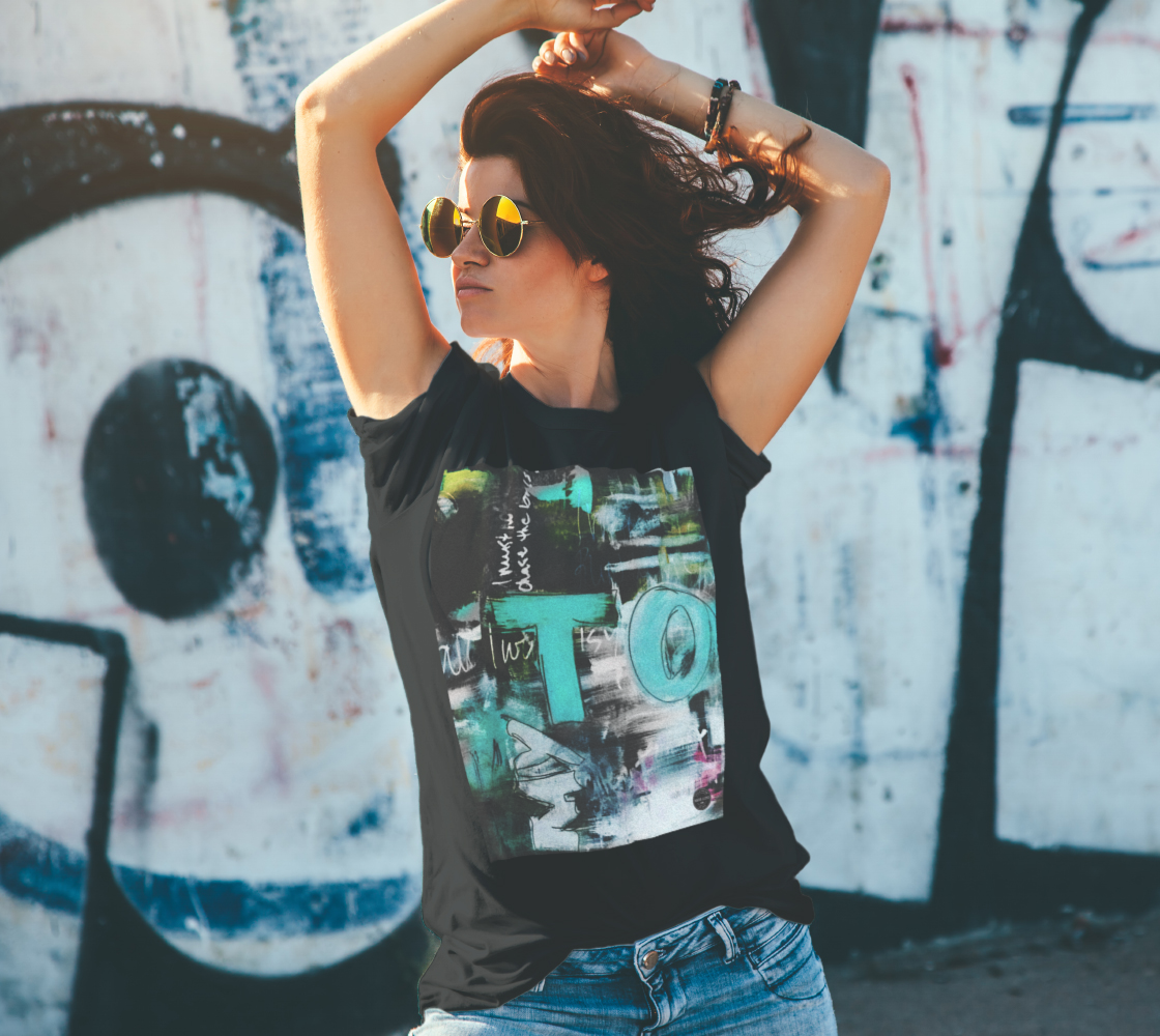 Toronto Graffiti Unisex T-Shirt Teal