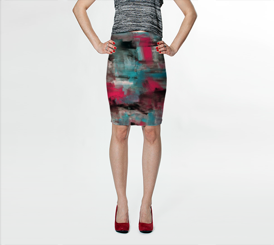 Victoria Street Fitted Skirt