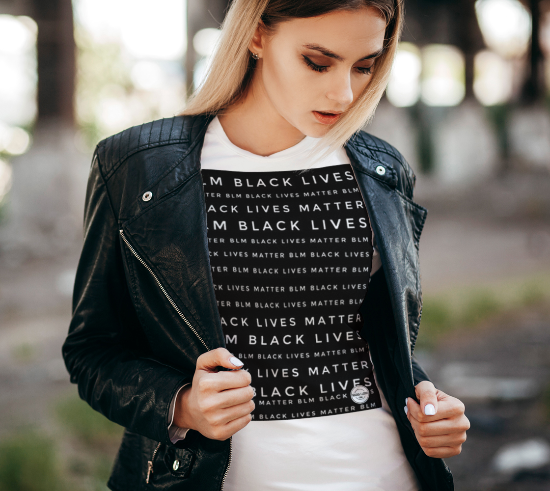 Black Lives Matter TEXT women's T-shirt