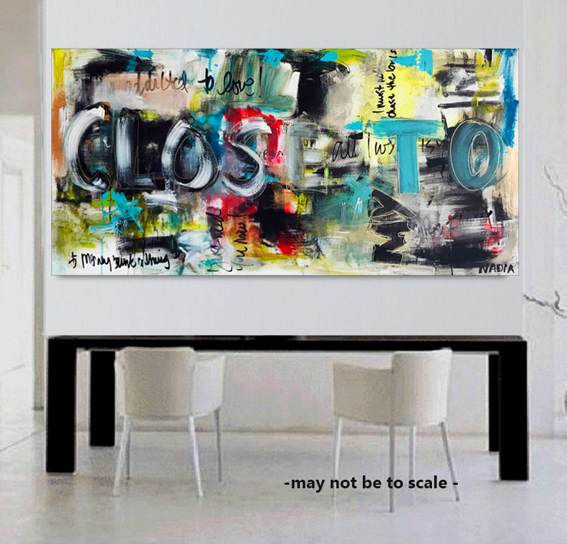 CLOSE TO MY FIRE (24" x 48 x 1") -SOLD