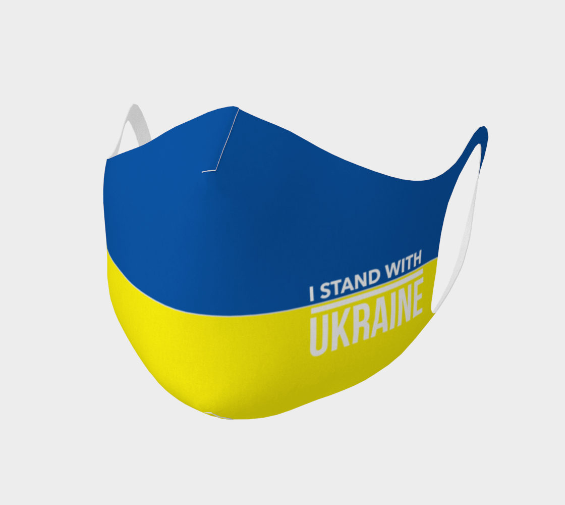 I stand with Ukraine Face Mask