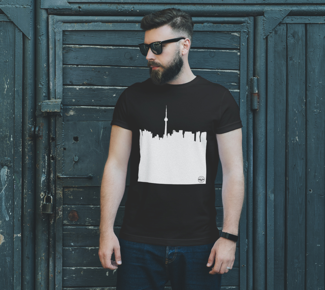 Toronto Skyline Unixex Tee B/W