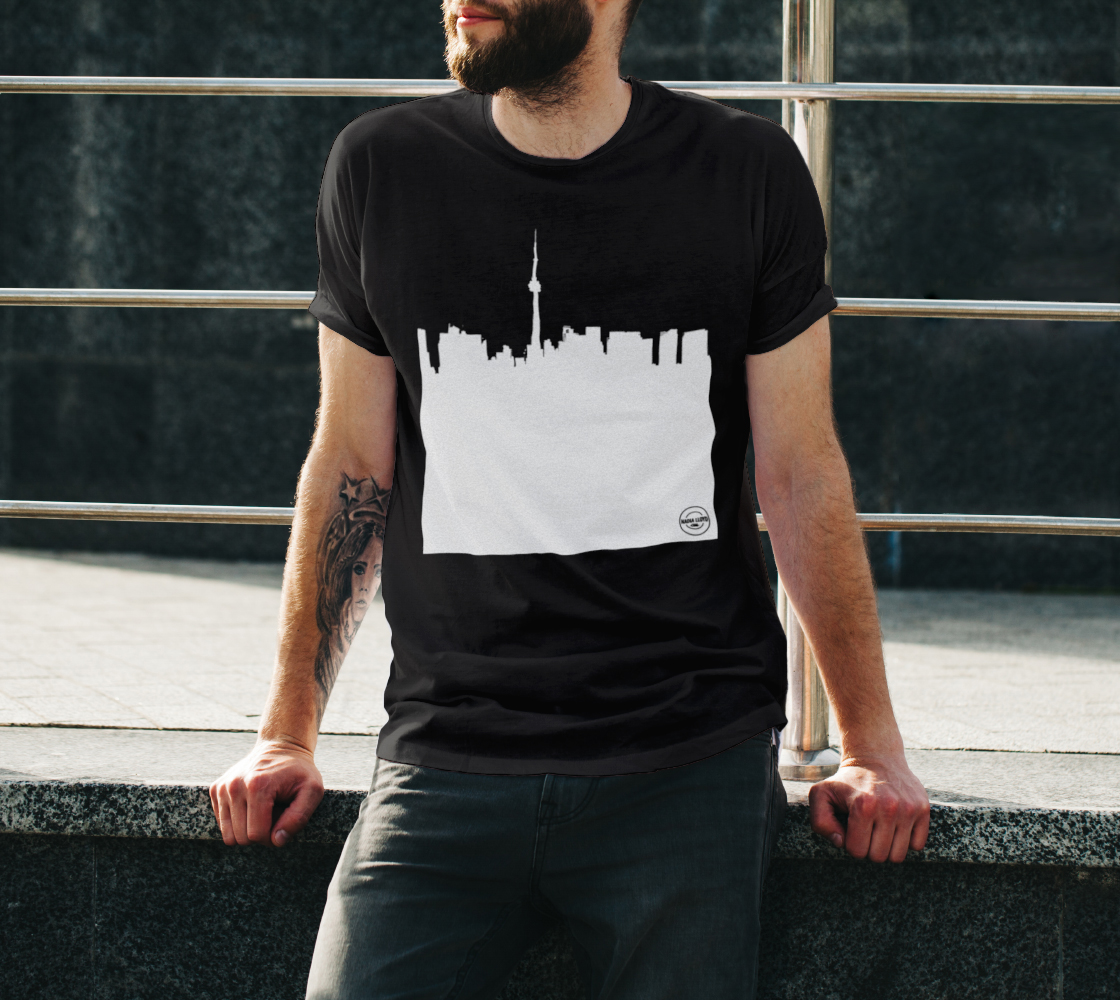 Toronto Skyline Unixex Tee B/W