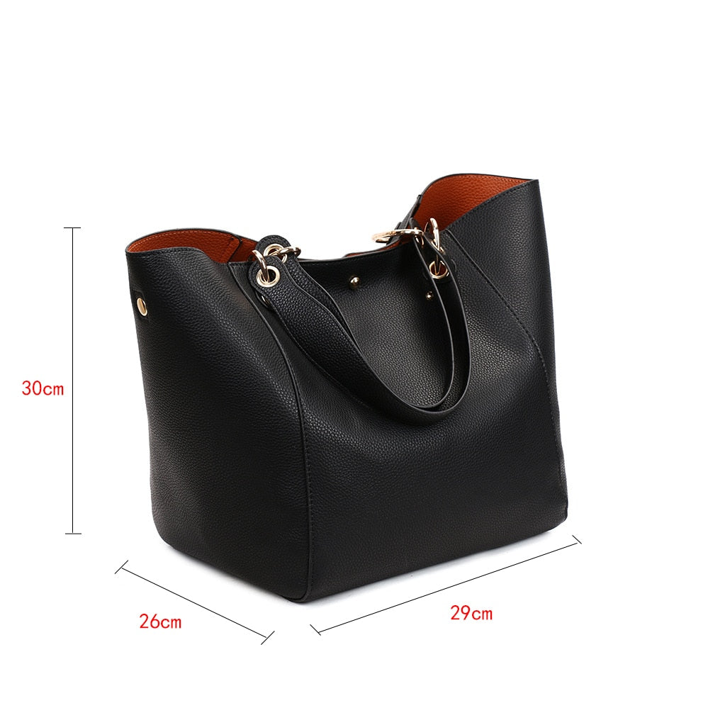 Women's Luxury Vintage Tote Handbag - 12 Colours