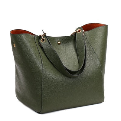 Women's Luxury Vintage Tote Handbag - 12 Colours