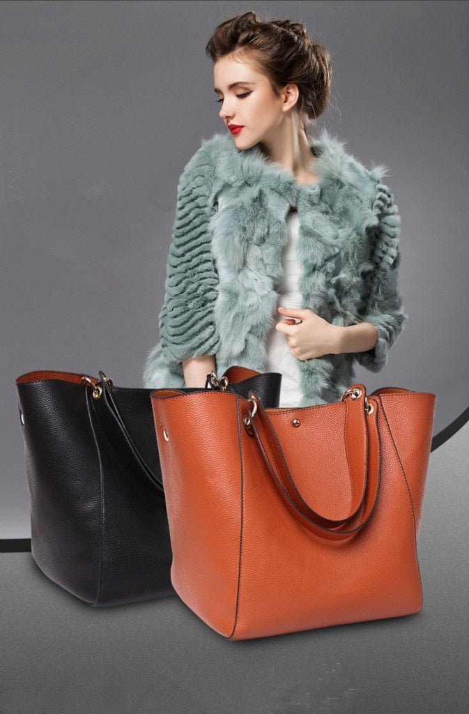 Women's Luxury Vintage Tote Handbag - 12 Colours