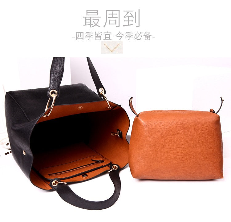 Women's Luxury Vintage Tote Handbag - 12 Colours